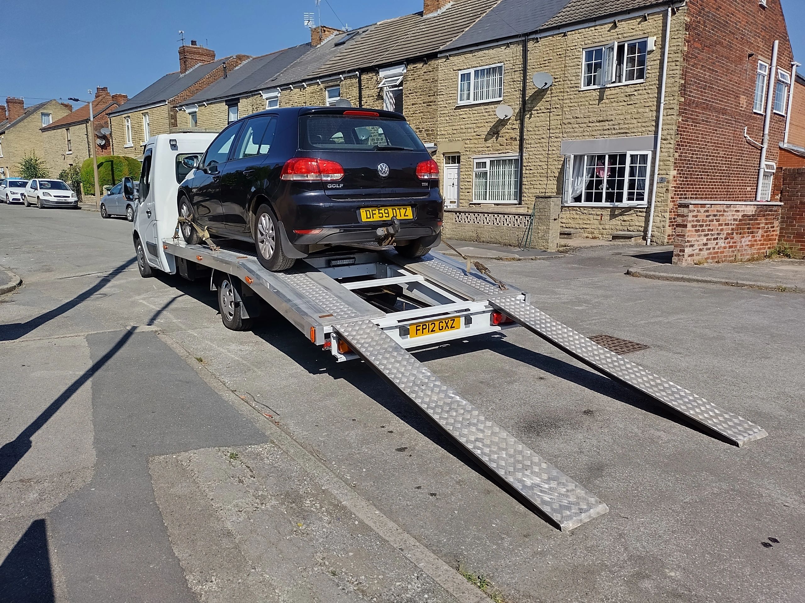 Ines Recovery truck on the road